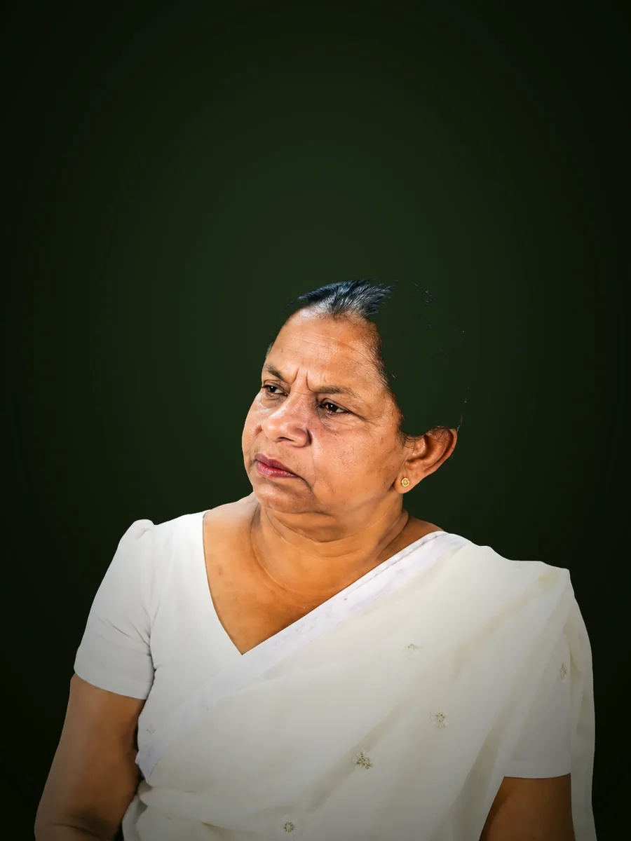 Portrait of M. I. Perera, chief physician of Siri Suwa Arana